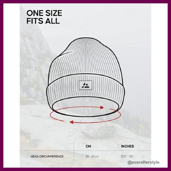 Sustainable Classic Beanie Unisex Stretchy One Size Premium Recycled Material main image 5